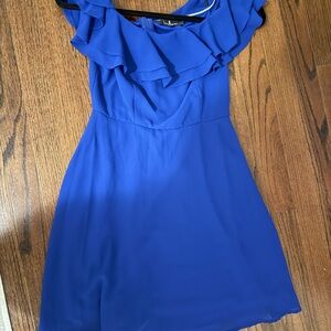 Lulus royal blue mini dress